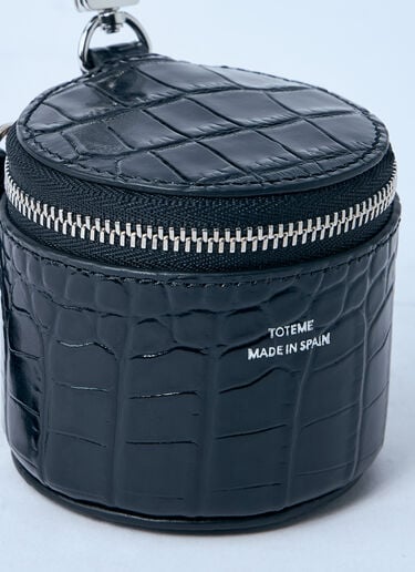 Croc-Embossed Jewelry Box TOTEME Croc-Embossed Jewelry Box Black tot0261032
