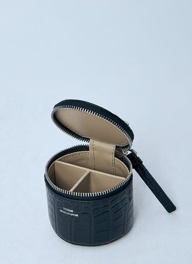 Croc-Embossed Jewelry Box TOTEME Croc-Embossed Jewelry Box Black tot0261032