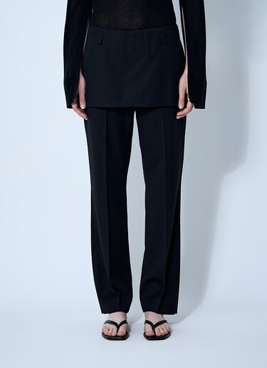 TOTEME Skirt Pants Black tot0261056