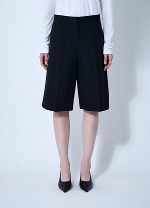 TOTEME Tailored Shorts Black tot0261057