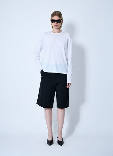 テーラードショートパンツ TOTEME テーラードショートパンツ ブラック tot0261057