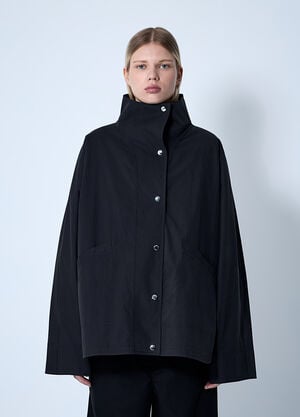 TOTEME Summer Parachute Jacket Black tot0261063