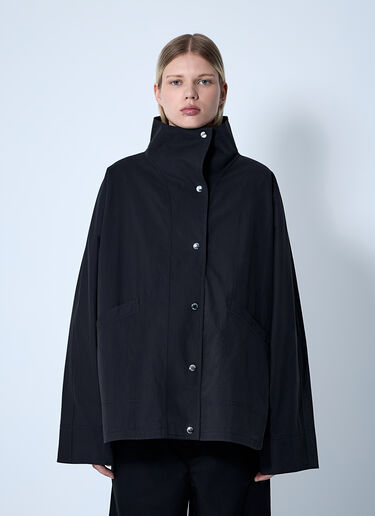 TOTEME Summer Parachute Jacket Black tot0261063