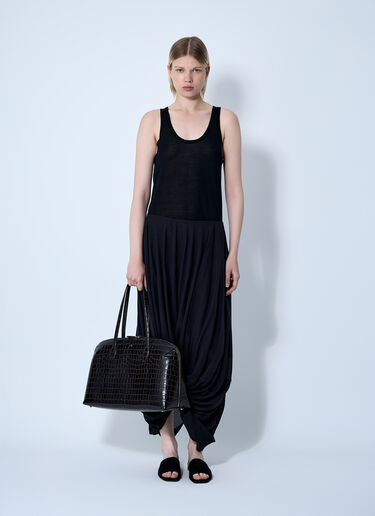 TOTEME Knit Tank Top Black tot0261066