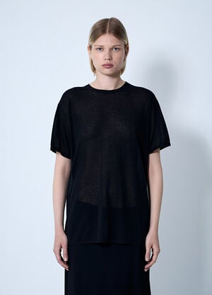TOTEME Knit Top Black tot0261067