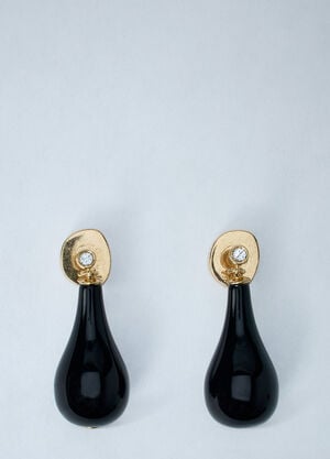 TOTEME Onyx Drop Earrings Black tot0261082