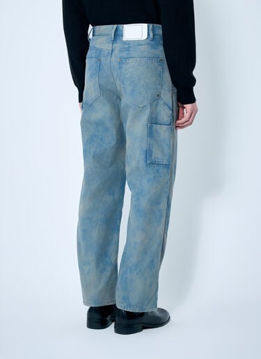 thisisneverthat® Bleached Double Knee Pants Blue tsn0158002