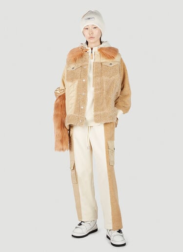 Faux-Fur Sleeve Jacket UGG x Feng Chen Wang Faux-Fur Sleeve Jacket Beige ufc0251002