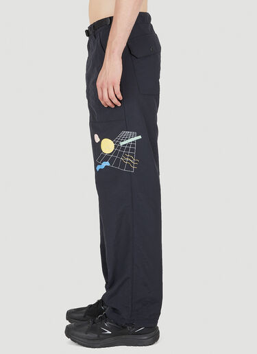 UNDERCOVER Graphic Print Shell Track Pants Black und0148015