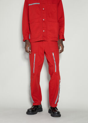 UNDERCOVER Cotton Twill Pants Red und0153008