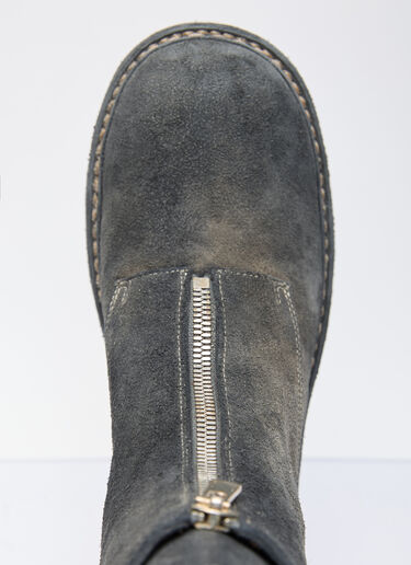 Zip-Up Suede Boots UNDERCOVER x Nonnative Zip-Up Suede Boots Black unn0155008