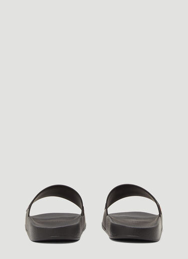 Valentino VLTN Rubber Slides Black val0143023