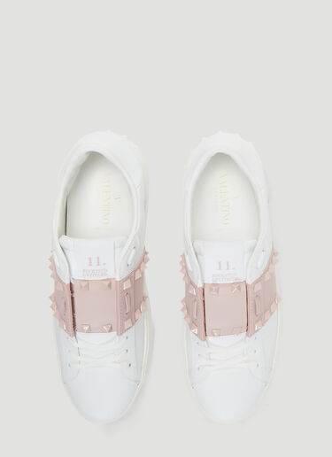 Valentino Rockstud Untitled Sneakers Pink val0236014
