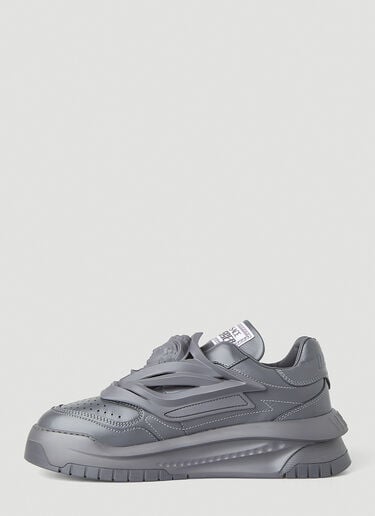 Versace SNEAKERS VITELLO NAPPATO Grey ver0150012