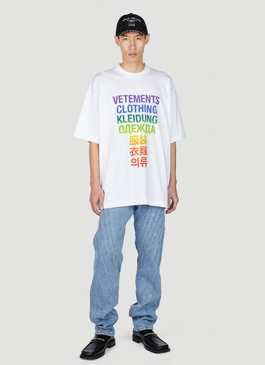 Translation T-Shirt VETEMENTS Translation T-Shirt White vet0151010