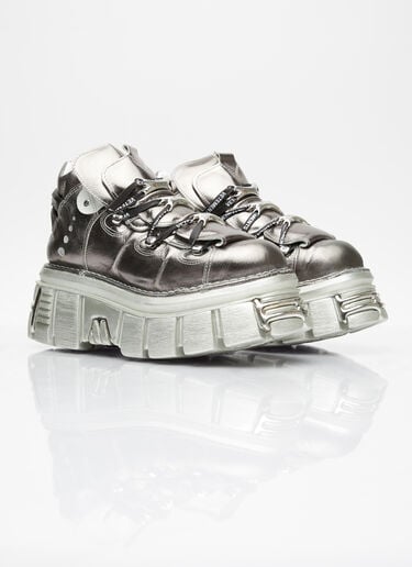 x New Rock Platform Sneakers Vetements x New Rock Platform Sneakers Silver vet0154016