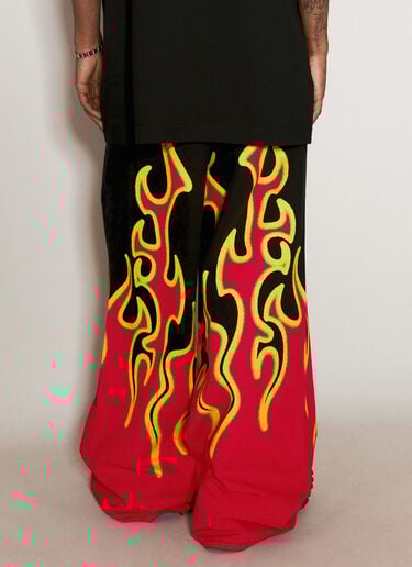 Fire Big-Shape Jeans VETEMENTS Fire Big-Shape Jeans Red vet0156010