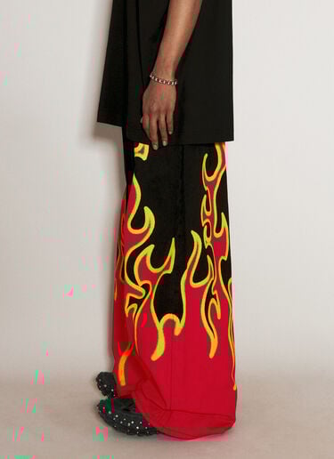Fire Big-Shape Jeans VETEMENTS Fire Big-Shape Jeans Red vet0156010