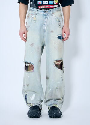 Vetements トラッシュバギージーンズ ライトブルー vet0160003