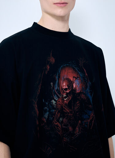 死亡金属 T 恤 Vetements 死亡金属 T 恤 黑色 vet0160005