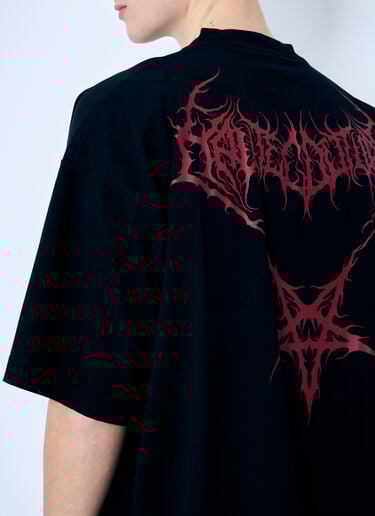 Vetements 死亡金属 T 恤  黑色 vet0160005