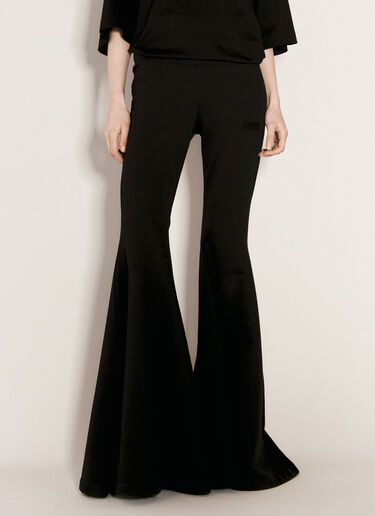 VETEMENTS 익스트림 플레어 트랙 팬츠 블랙 vet0255015