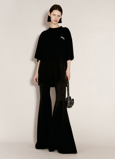 VETEMENTS 익스트림 플레어 트랙 팬츠 블랙 vet0255015