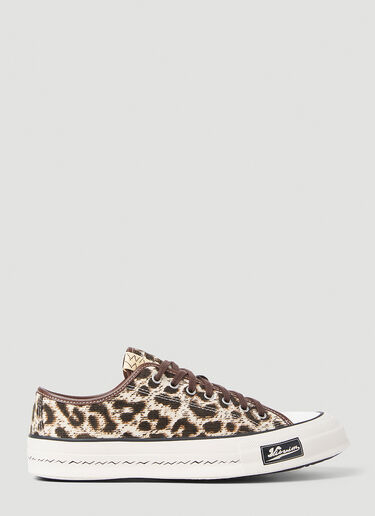 Visvim 스캐그웨이 레오파드 스니커즈 베이지 vis0152026