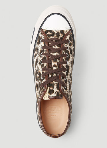 Visvim 스캐그웨이 레오파드 스니커즈 베이지 vis0152026