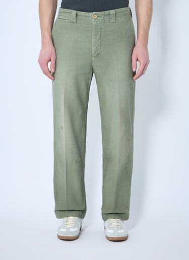 Wide Chino Pants Visvim Wide Chino Pants Green vis0158014