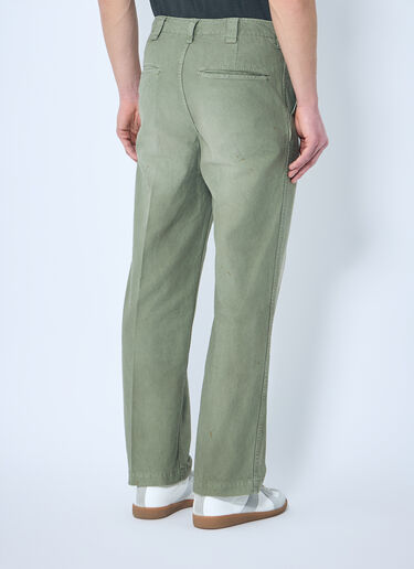 Visvim Wide Chino Pants Green vis0158014
