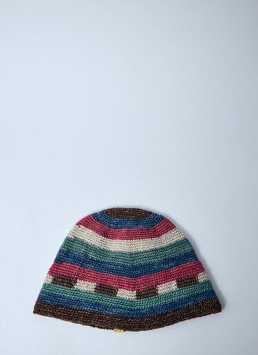 Visvim Meda Crochet Knit Hat Multicolour vis0158032