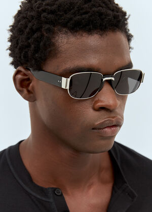 Dries Van Noten Square-Oval Sunglasses Black vns0158001