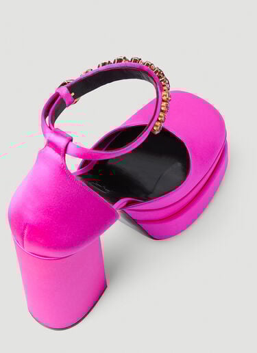 Versace Medusa Aevitas Platform Heels Pink vrs0249054