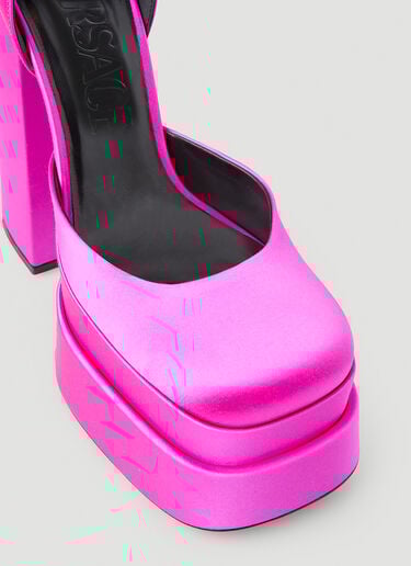 Versace Medusa Aevitas Platform Heels Pink vrs0249054