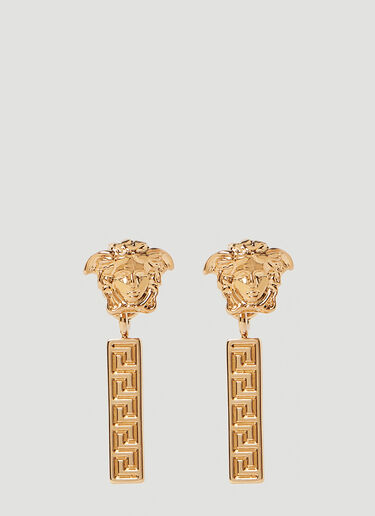 Versace 메두사 그레카 이어링 골드 vrs0251082