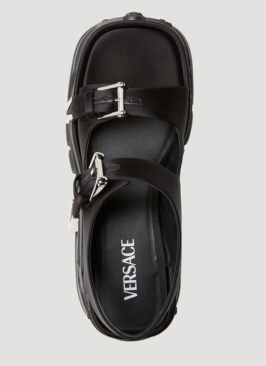 Versace Platform Sandals Black vrs0252026