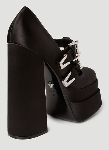 Versace Aevitas Platform Heels Black vrs0252030