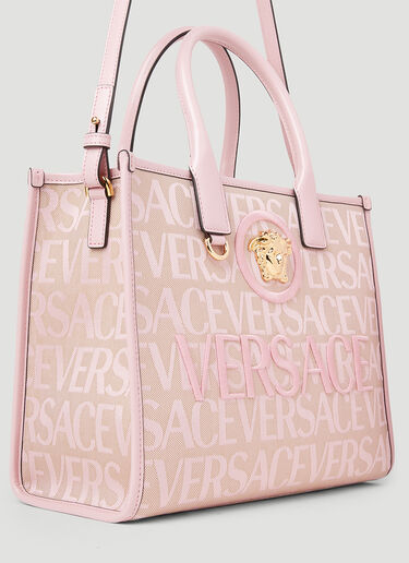 Versace Allover Small Tote Bag Pink vrs0253050