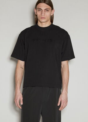 VTMNTS Paris Crystal Logo Shirt Black vtm0156006