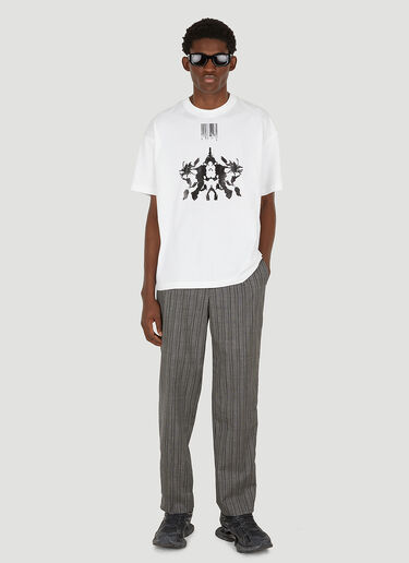 VTMNTS Crazy Eiffel Tower T-Shirt White vtm0350012