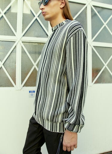Glitched Knitted Sweater VTMNTS Glitched Knitted Sweater Black vtm0354008