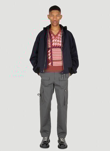 Vivienne Westwood David Houndstooth Vest Red vvw0147009