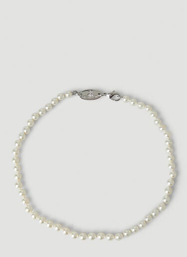 Vivienne Westwood Stuart Swarovski Pearl Necklace White vvw0148020