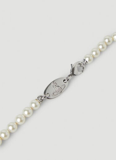 Vivienne Westwood Stuart Swarovski Pearl Necklace White vvw0148020