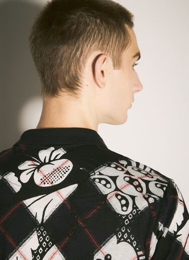 经典提花 Polo 衫 Vivienne Westwood 经典提花 Polo 衫 黑色 vvw0158006
