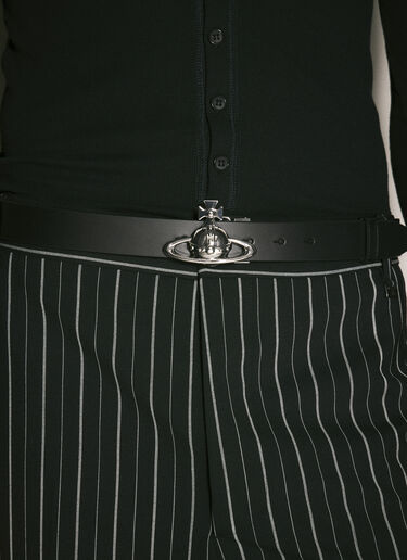 星环搭扣腰带 Vivienne Westwood 星环搭扣腰带 黑色 vvw0159020