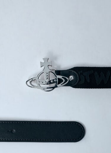 Vivienne Westwood Line Orb Webbing Belt Black vvw0159021
