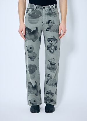 Vivienne Westwood Raymond 牛仔裤  米色 vvw0160002