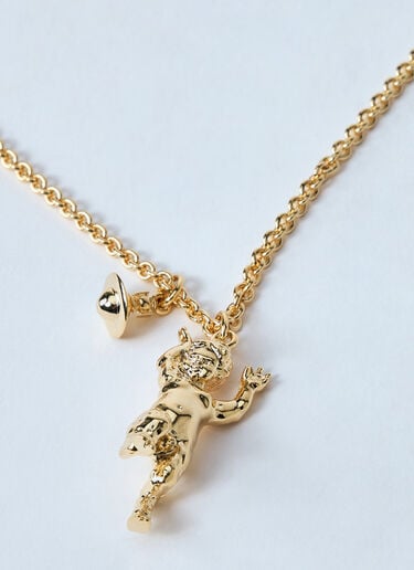 メンズ。 サタイア・ペンダントネックレス Vivienne Westwood メンズ。 サタイア・ペンダントネックレス ゴールド vvw0160025